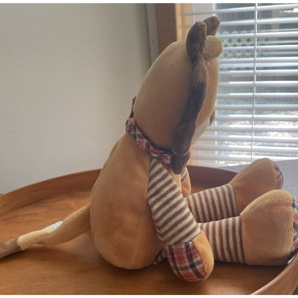 Jellycat 13" Happy Patches Lion Plush Stuffed Animal Stripe Leg Toy RETIRED 2010 - Picture 2 of 9